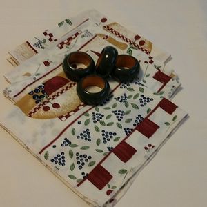 Napkins and Napkin Rings